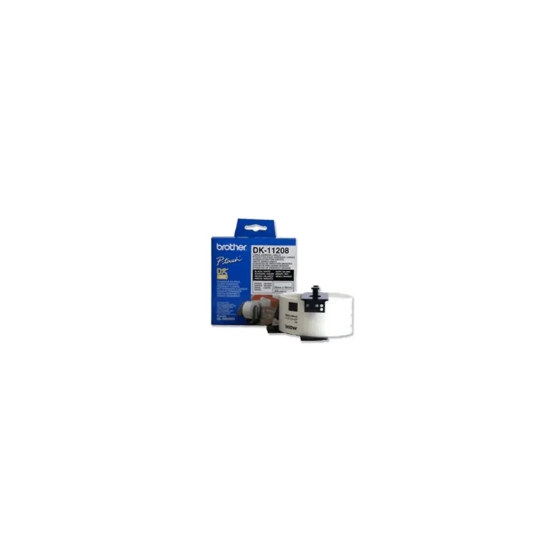 Etiquetas papel precortada brother dk11208 38
