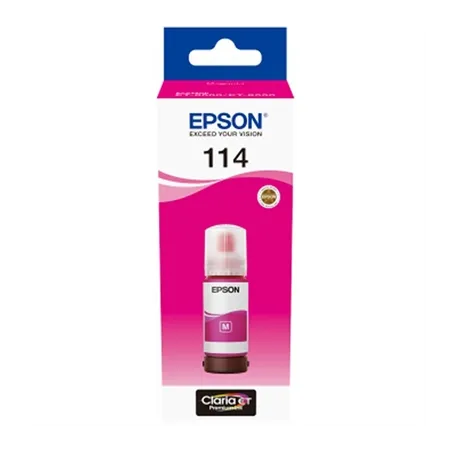 Botella tinta epson ecotank 114 mangenta