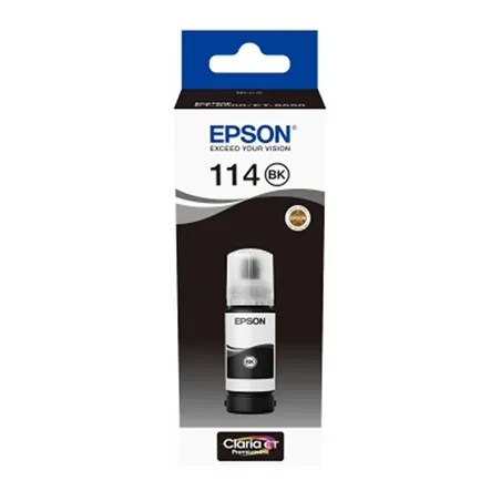 Botella tinta epson ecotank 114 negro