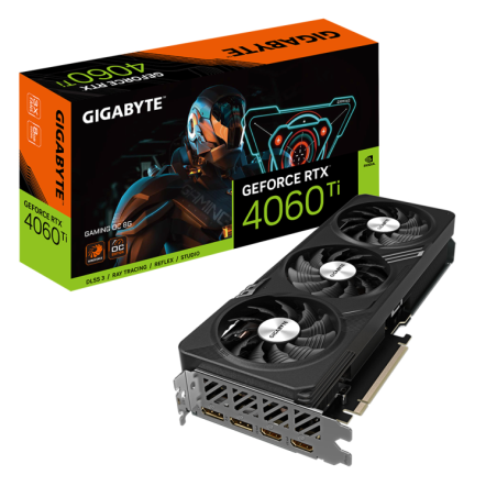 Tarjeta Gráfica Gigabyte GeForce RTX 4060 Ti GAMING OC 8G- 8GB GDDR6