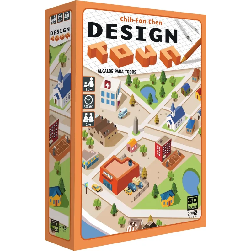 Juego mesa design town pegi 10