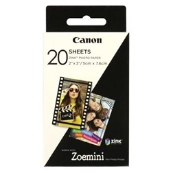 Papel fotografico canon zp - 2030 20 hojas