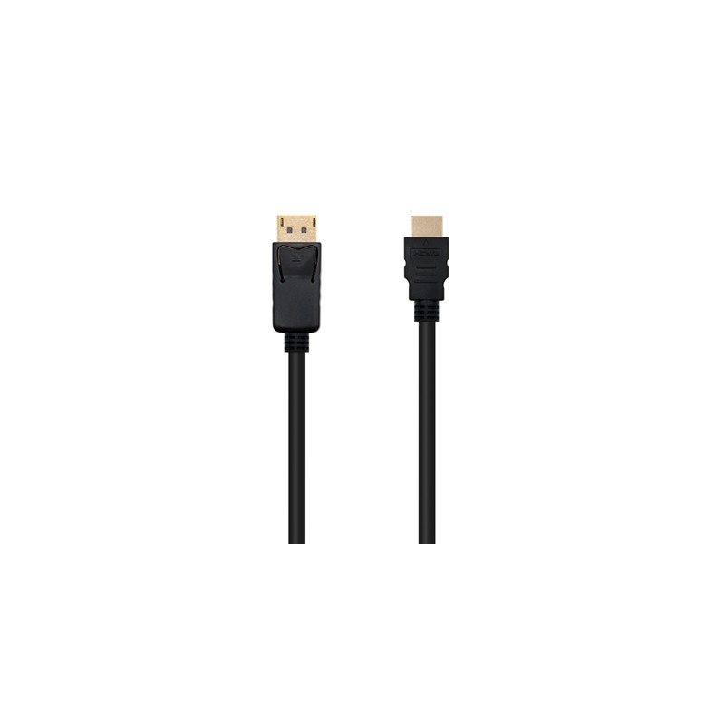 Cable Displayport Nanocable 10-15-4302- Displayport Macho - HDMI Macho- 2m- Negro