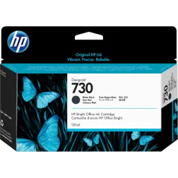 Cartucho tinta hp 730 negro mate
