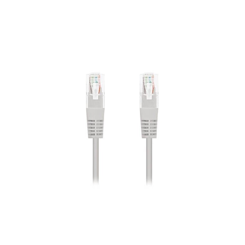 Cable de Red RJ45 UTP Nanocable 10-20-0110 Cat-5- 10m- Gris