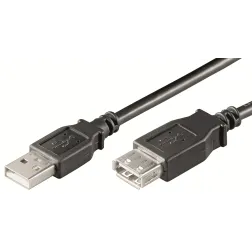 CABLE ALARGADOR USB EWENT USB-A MACHO USB-A HEMBRA 1M