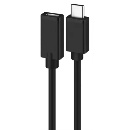CABLE ALARGADOR USB 2-0 EWENT USB-C MACHO USB-C HEMBRA 1,8m NEGRO