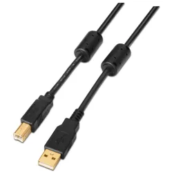 CABLE IMPRESORA AISENS USB 2-0 ALTA CALIDAD FERRITA A-M-B-M 5-0M