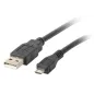 CABLE USB LANBERG 2-0 MACHO-MICRO USB MACHO 0-3M NEGRO