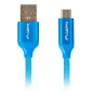CABLE USB LANBERG 2-0 MACHO-MICRO USB MACHO QUICK CHARGE 3-0 1-8M AZUL