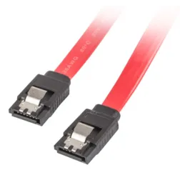CABLE SATA III LANBERG 6GB-S HEMBRA HEMBRA CLIP METAL 0-5M