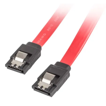 CABLE SATA III LANBERG 6GB-S HEMBRA HEMBRA CLIP METAL 0-5M