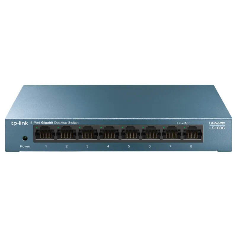 Switch TP-Link LS108G 8 Puertos- RJ-45 10-100-1000