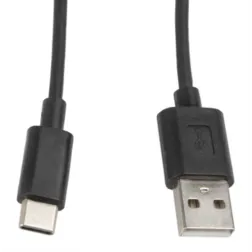 CABLE USB LANBERG 2-0 MACHO-USB C MACHO 1M NEGRO