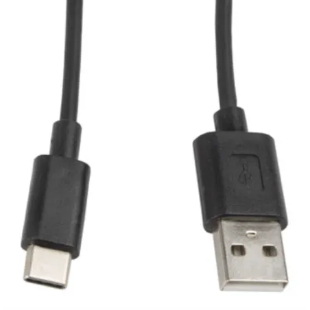 CABLE USB LANBERG 2-0 MACHO-USB C MACHO 1M NEGRO