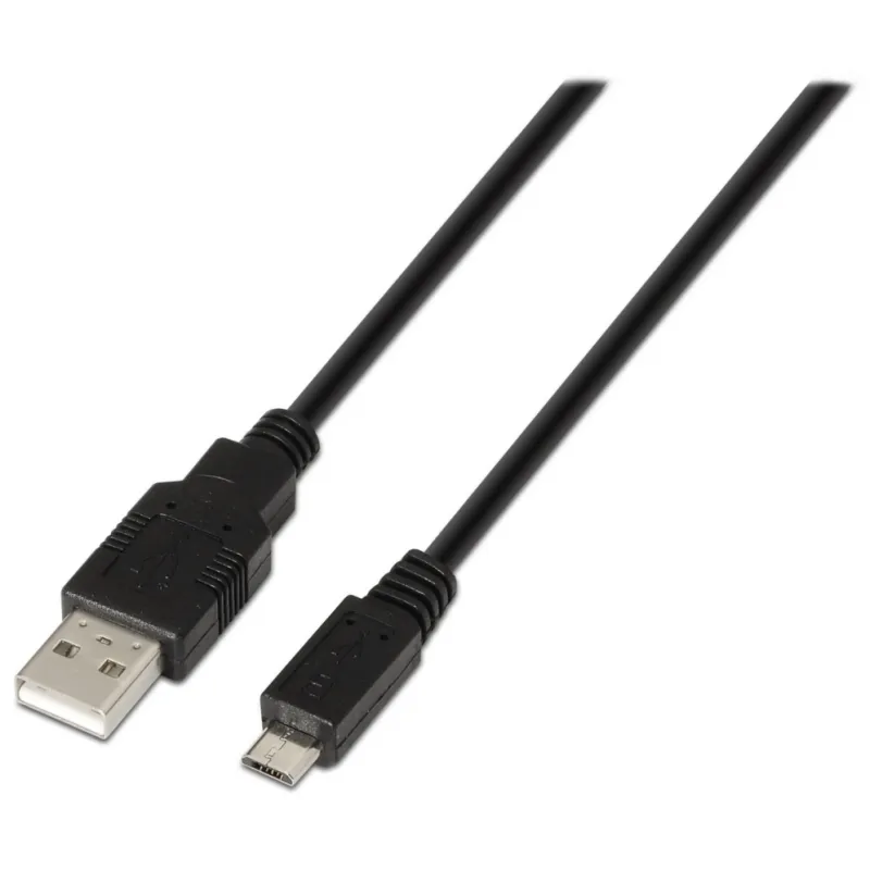 CABLE AISENS USB 2-0 TIPO A M-MICRO B M NEGRO 1-8M