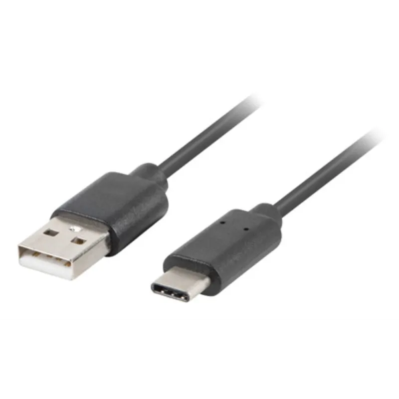 CABLE USB LANBERG 3-1 MACHO-USB C MACHO 1M NEGRO