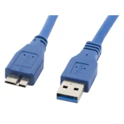 CABLE USB LANBERG 3-0 MACHO-MICRO USB MACHO 0-5M AZUL