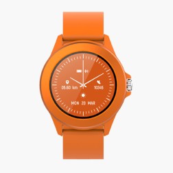 Smartwatch Forever Colorum CW-300- Notificaciones- Frecuencia Cardíaca- Naranja