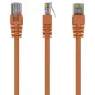 Cable CAT5E UTP moldeado 1m Naranja