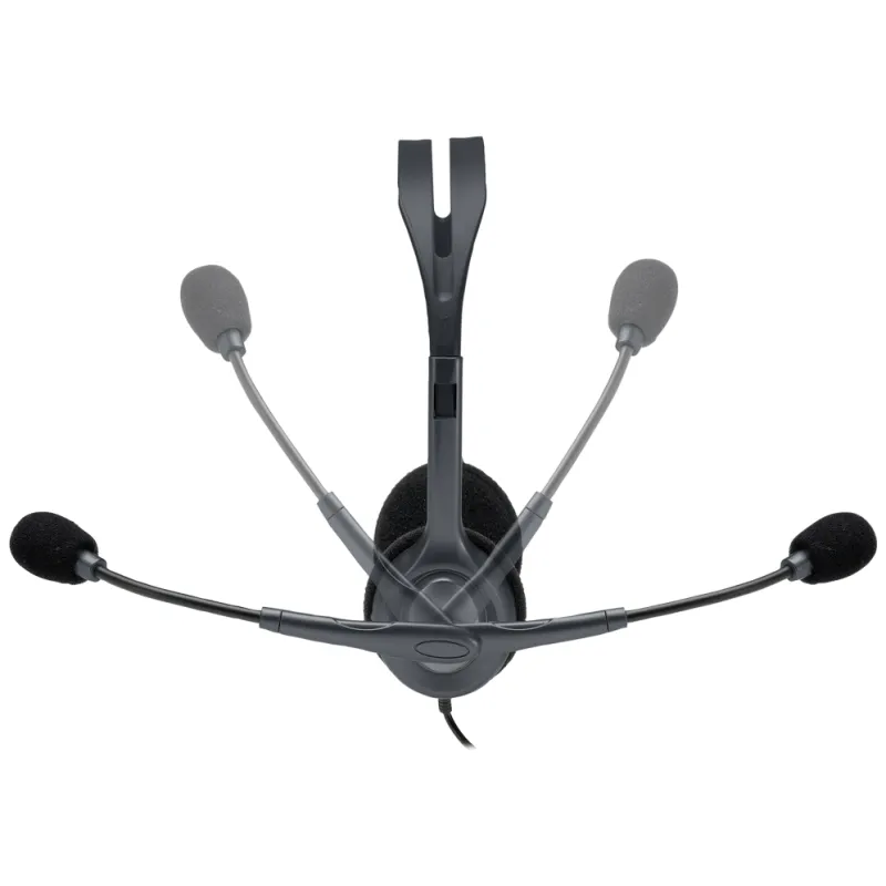 Auriculares Logitech H111- con Micrófono- Jack 3-5- Negros