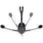 Auriculares Logitech H111- con Micrófono- Jack 3-5- Negros