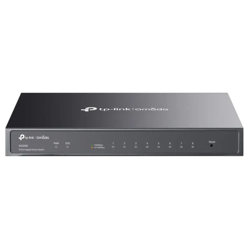SWITCH TP LINK OMADA TL-SG2008 - SMART, 8x1G