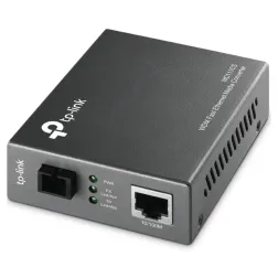 CONVERTIDOR TP-LINK RJ45 10-100 A FIBRA MONOMODO SC