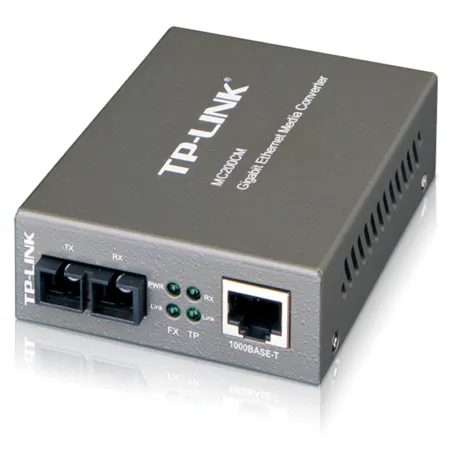 CONVERSOR MEDIOS TP LINK MC200CM MULTI MODE SC-UPC - RJ45 GIGA 0,55KM