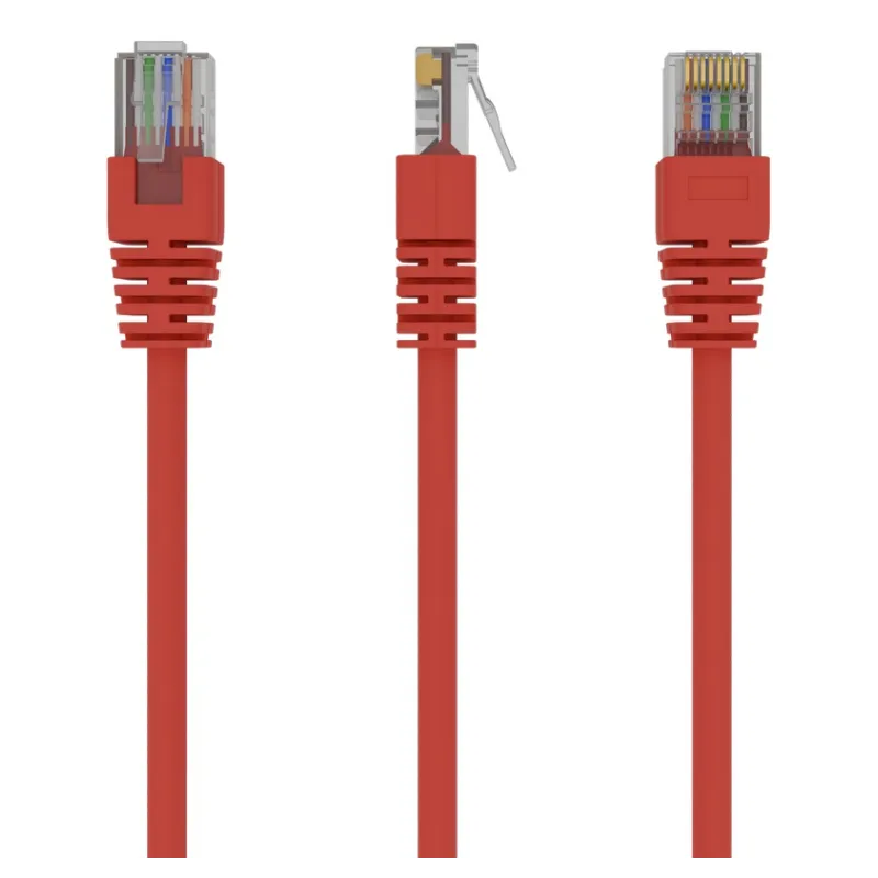 CABLE RED GEMBIRD UTP CAT5E 0,5M ROJO