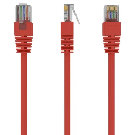 CABLE RED GEMBIRD UTP CAT5E 0,5M ROJO