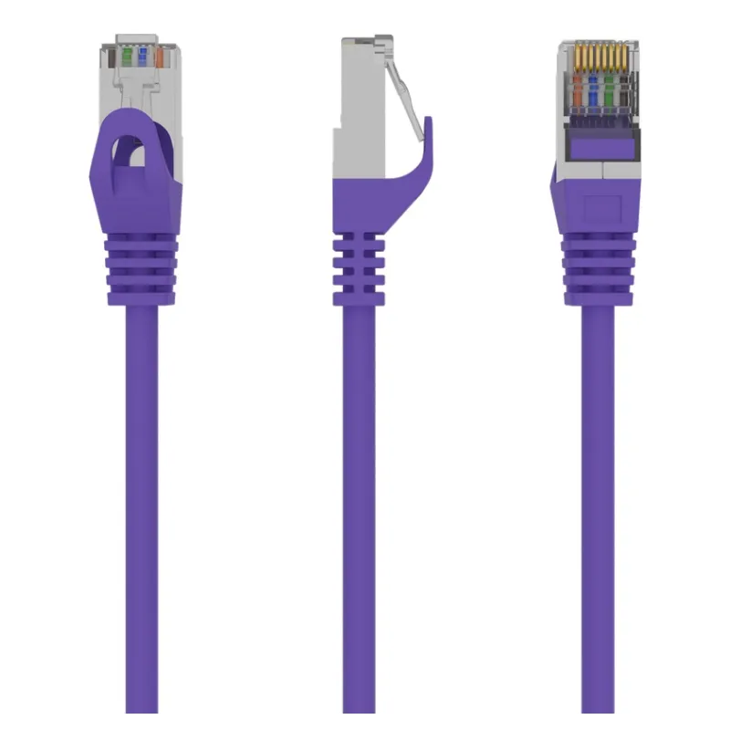 CABLE RED GEMBIRD FTP CAT6 0,5M VIOLETA
