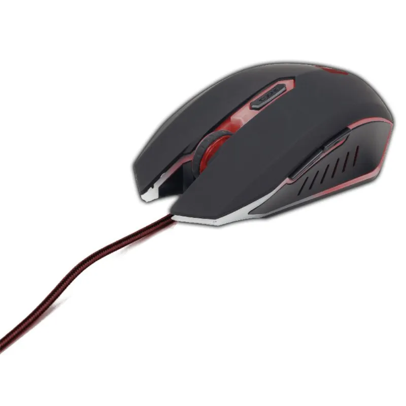 RATON GAMING GEMBIRD USB NEGRO-ROJO