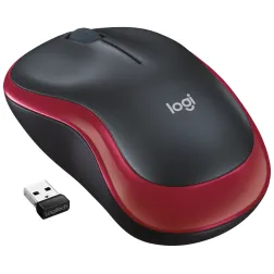 RATON LOGITECH M185 ROJO RF INALAMBRICO PILAS
