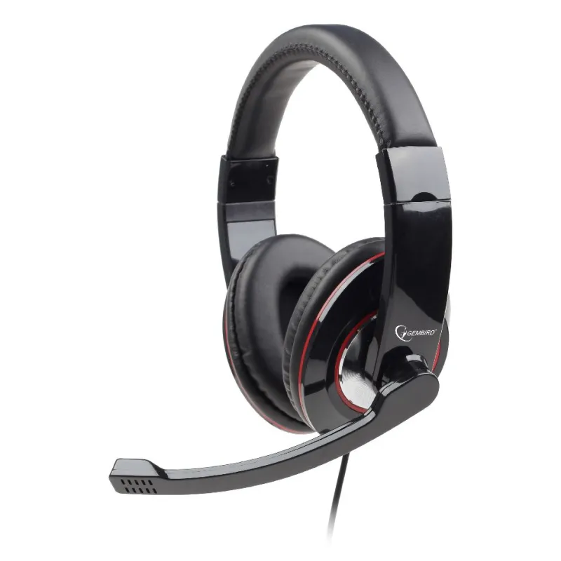 AURICULARES GEMBIRD MHS-001 NEGRO MICROFONO ALAMBRICO
