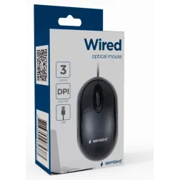 RATON GEMBIRD MUS-U-01 OPTICO 1000 DPI NEGRO USB