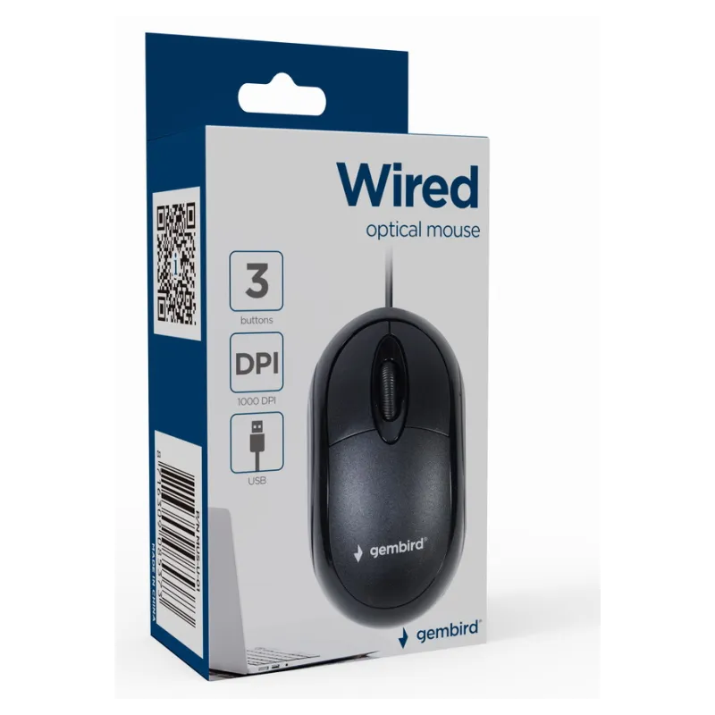 RATON GEMBIRD MUS-U-01 OPTICO 1000 DPI NEGRO USB RATON GEMBIRD MUS-U-01 OPTICO 1000 DPI NEGRO USB
