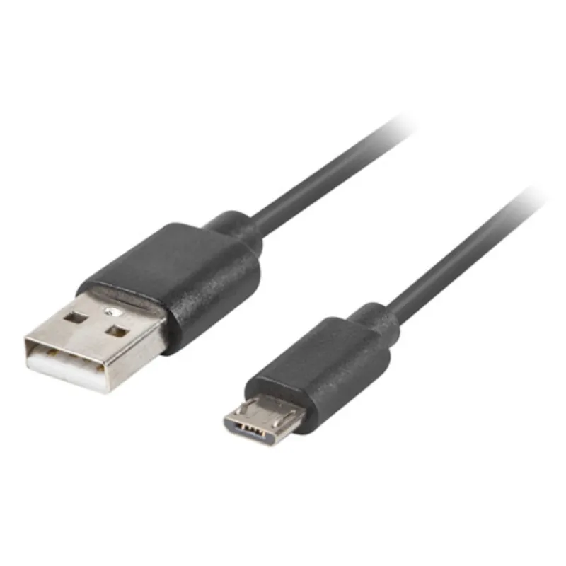 CABLE USB LANBERG 2-0 M-MICRO USB M QUICK CHARGE 3-0 1M NEGRO