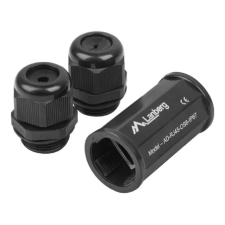 ADAPTADOR LANBERG CAT-6 FTP RJ45 ESTANCO IP67