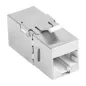 ADAPTADOR LANBERG CAT6 FTP HEMBRA THRU KEYSTONE RJ45 A RJ45, 90 GRADOS