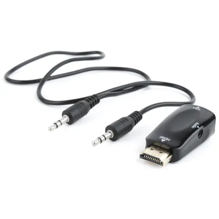 ADAPTADOR GEMBIRD HDMI A VGA HEMBRA CON 3,5MM AUDIO 0,15M
