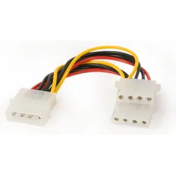 CABLE INTERNO GEMBIRD MOLEX 4 PIN 1x MACHO 2x HEMBRA