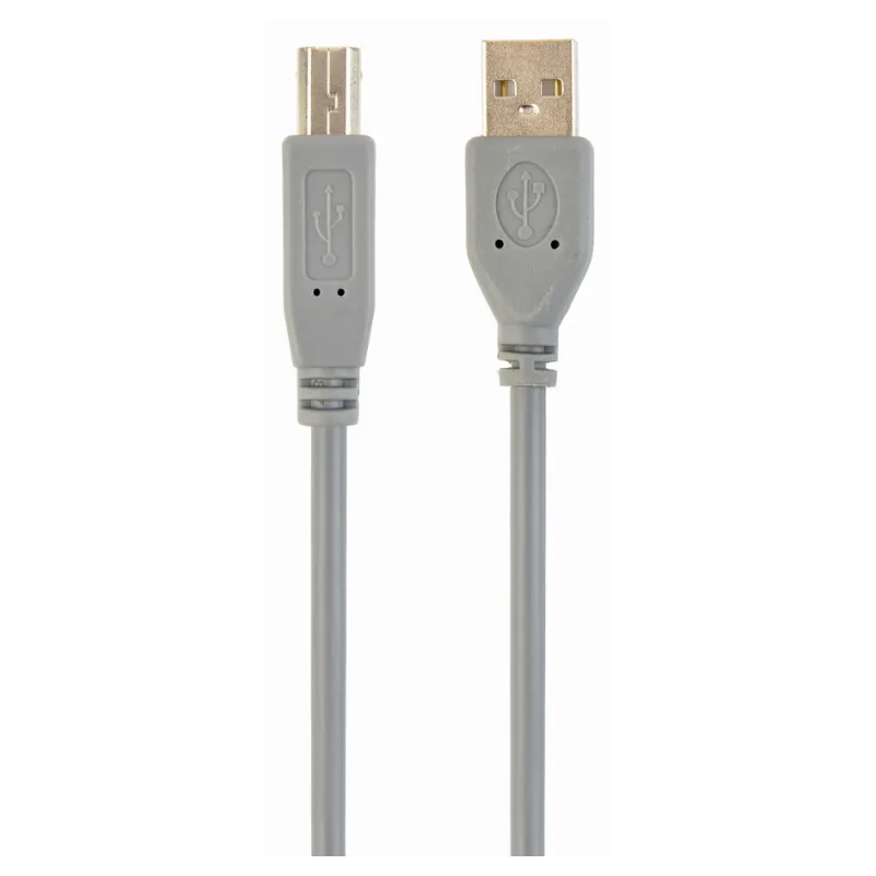 CABLE IMPRESORA GEMBIRD USB 2-0 B 1,8M GRIS CABLE IMPRESORA GEMBIRD USB 2-0 B 1,8M GRIS