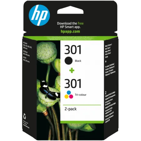 TINTA HP 301 PACK AHORRO NEGRO TRICOLOR