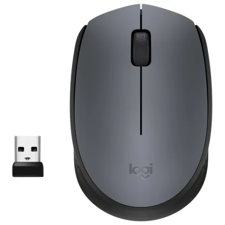 RATON LOGITECH M170 NEGRO GRIS RF INALAMBRICO PILAS