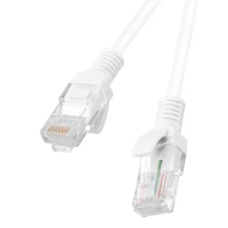 CABLE RED LANBERG LATIGUILLO CAT-6 UTP 3M BLANCO FLUKE PASSED