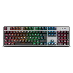 TECLADO GAMING KROM KERNEL USB RETROILUMINADO MECANICO NEGRO
