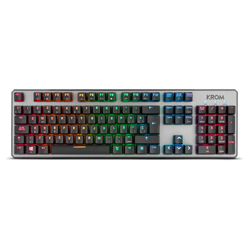 TECLADO GAMING KROM KERNEL USB RETROILUMINADO MECANICO NEGRO TECLADO GAMING KROM KERNEL USB RETROILUMINADO MECANICO NEGRO