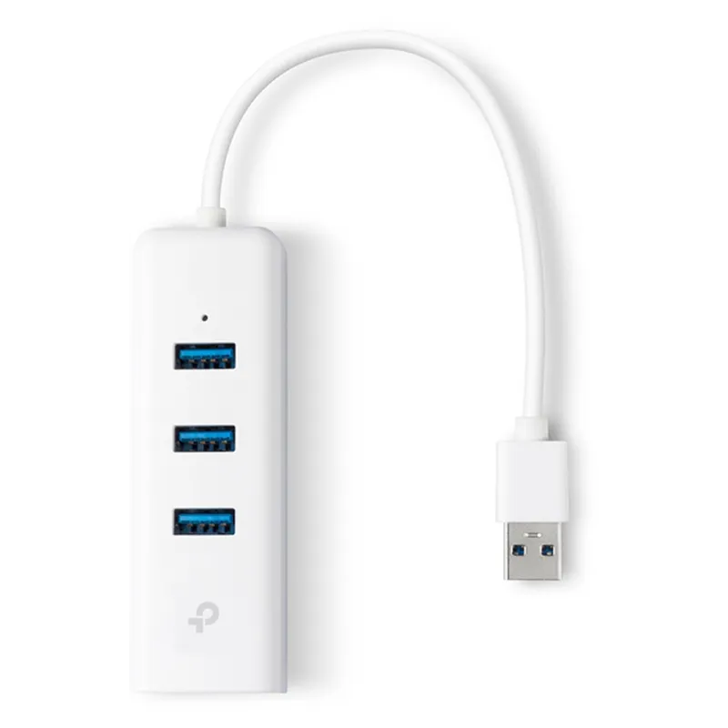 Hub USB 3-0 TP-Link UE330- 3xUSB- 1xRJ45- Blanco