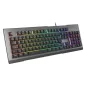 TECLADO GAMING GENESIS RHOD 500 USB RETROILUMINADO ALUMINIO